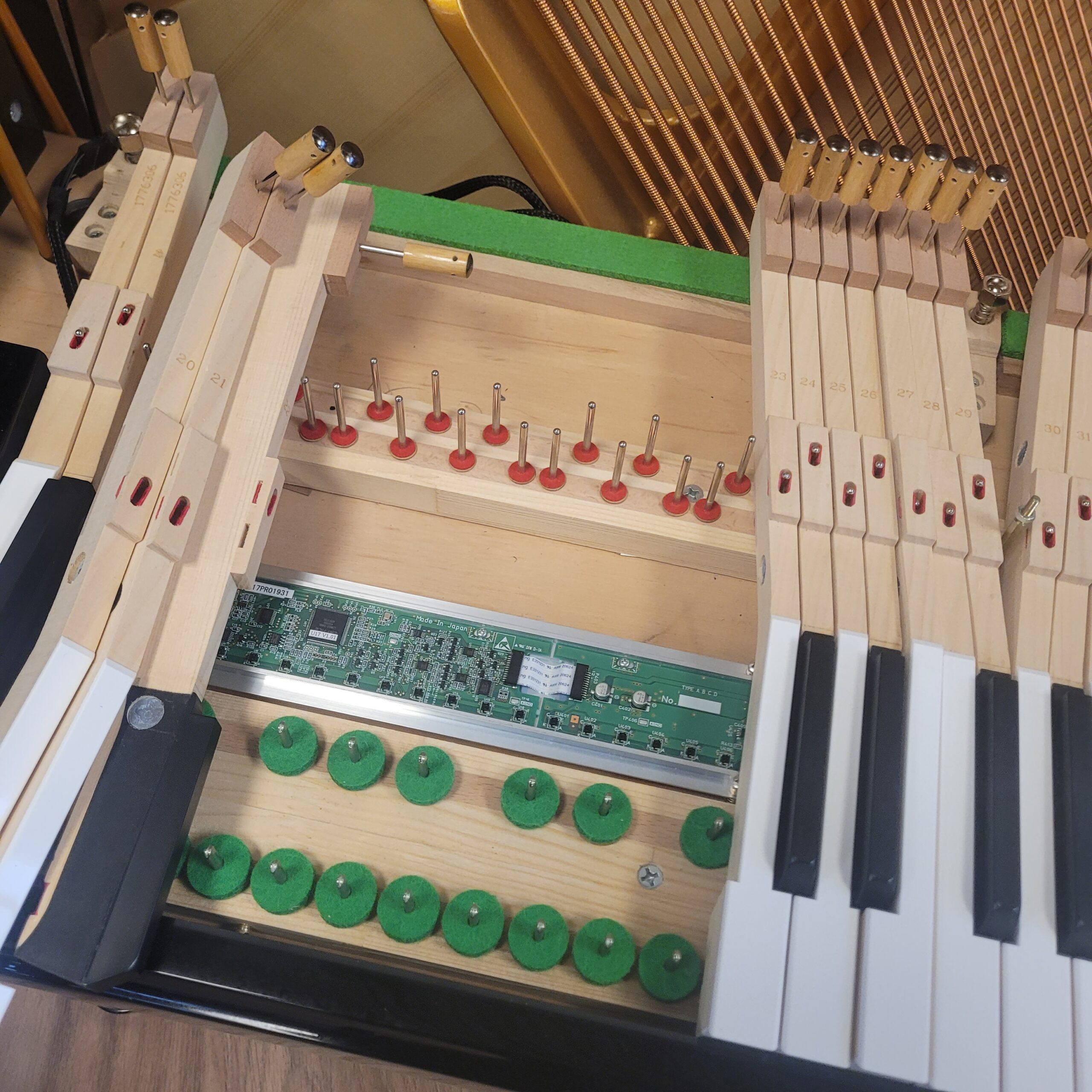Pianodisc inbouw